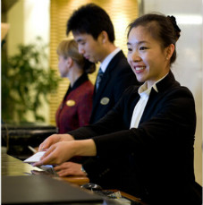 酒店前台职业装定制