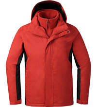 聚酯纤维防水冲锋衣户外工作服定做