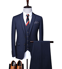 男士办公室职业装套装定制