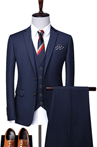 男士办公室职业装套装定制