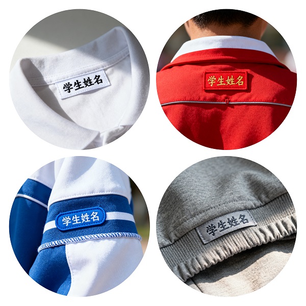 学生名字在校服的常见区域有哪些