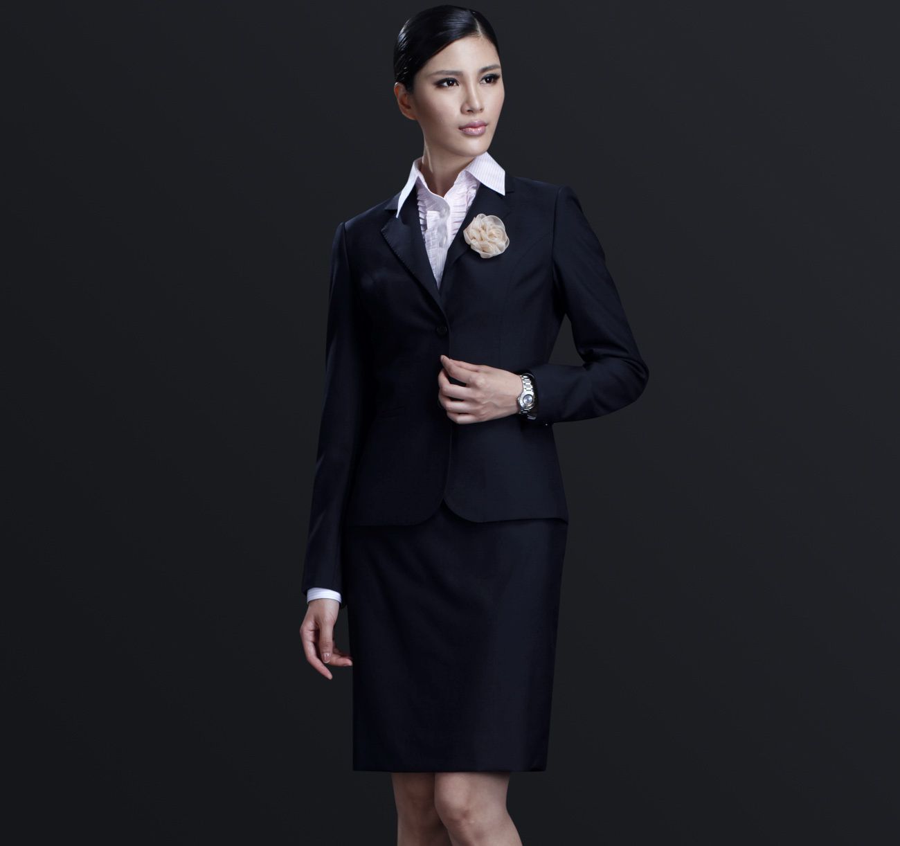 厂家提供职业装定制案例