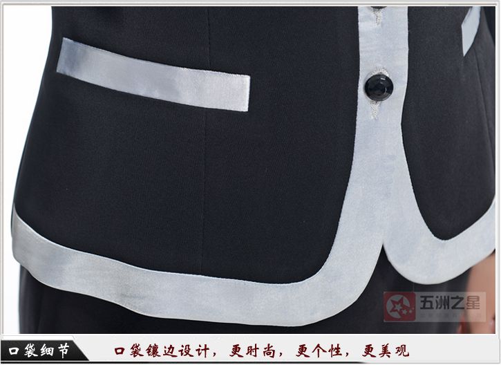酒店职业装定制细节图