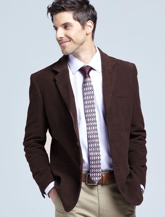 西装与衬衫的搭配