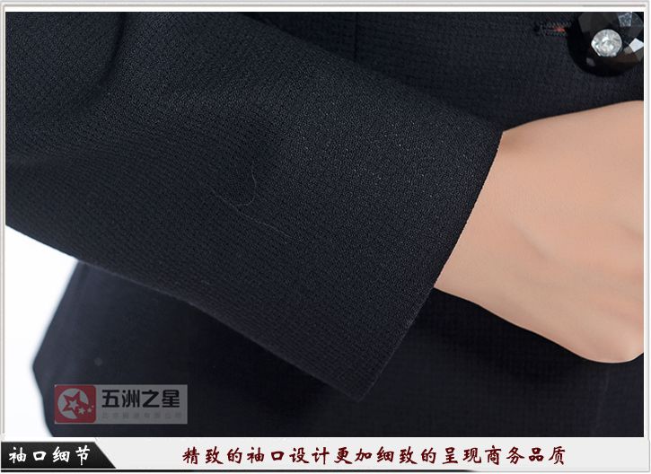 超市职业装女装定制细节图