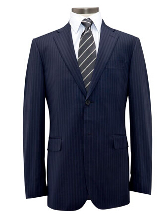 条纹西装定制
