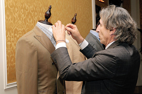 职业装定制现场