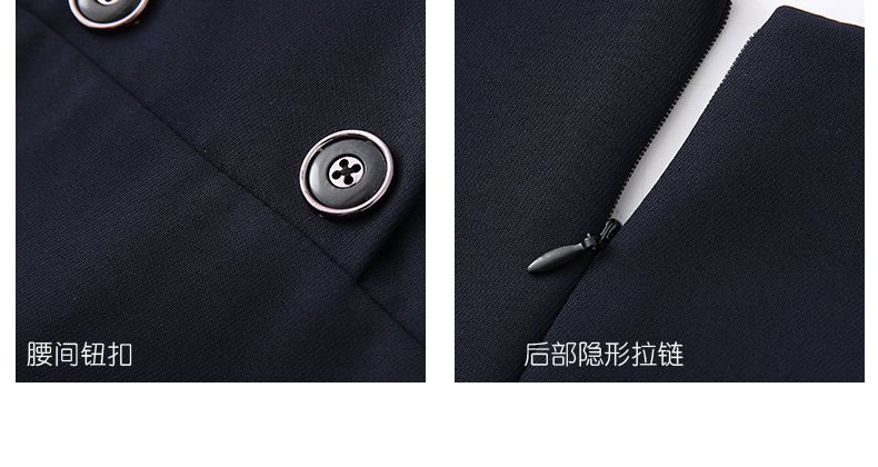 商务女士职业装定制细节图