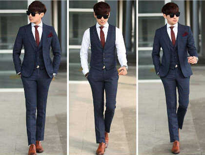 瘦体型西装定制