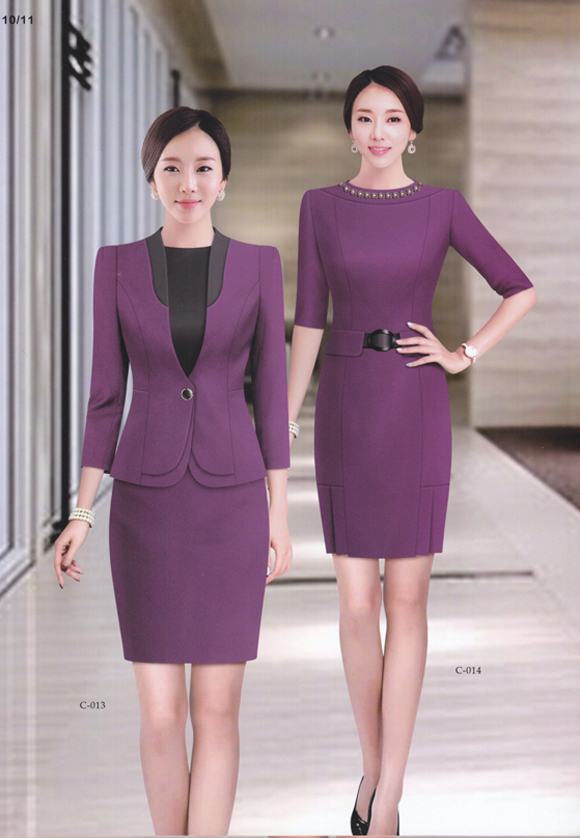 夏季女士职业装定制款式图 夏季女士职业装定制款式图