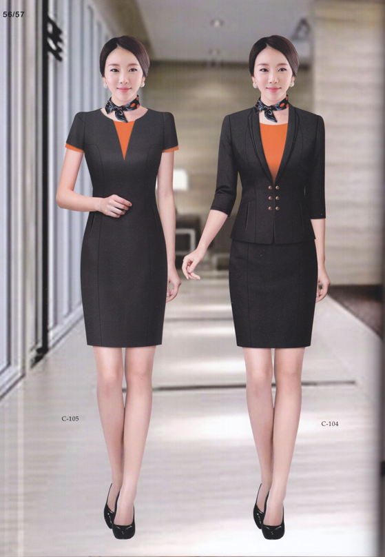 夏季女士职业装定制款式图 夏季女士职业装定制款式图