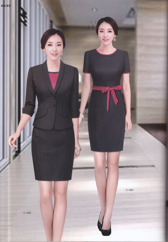 夏季女士职业装定制款式图 夏季女士职业装定制款式图
