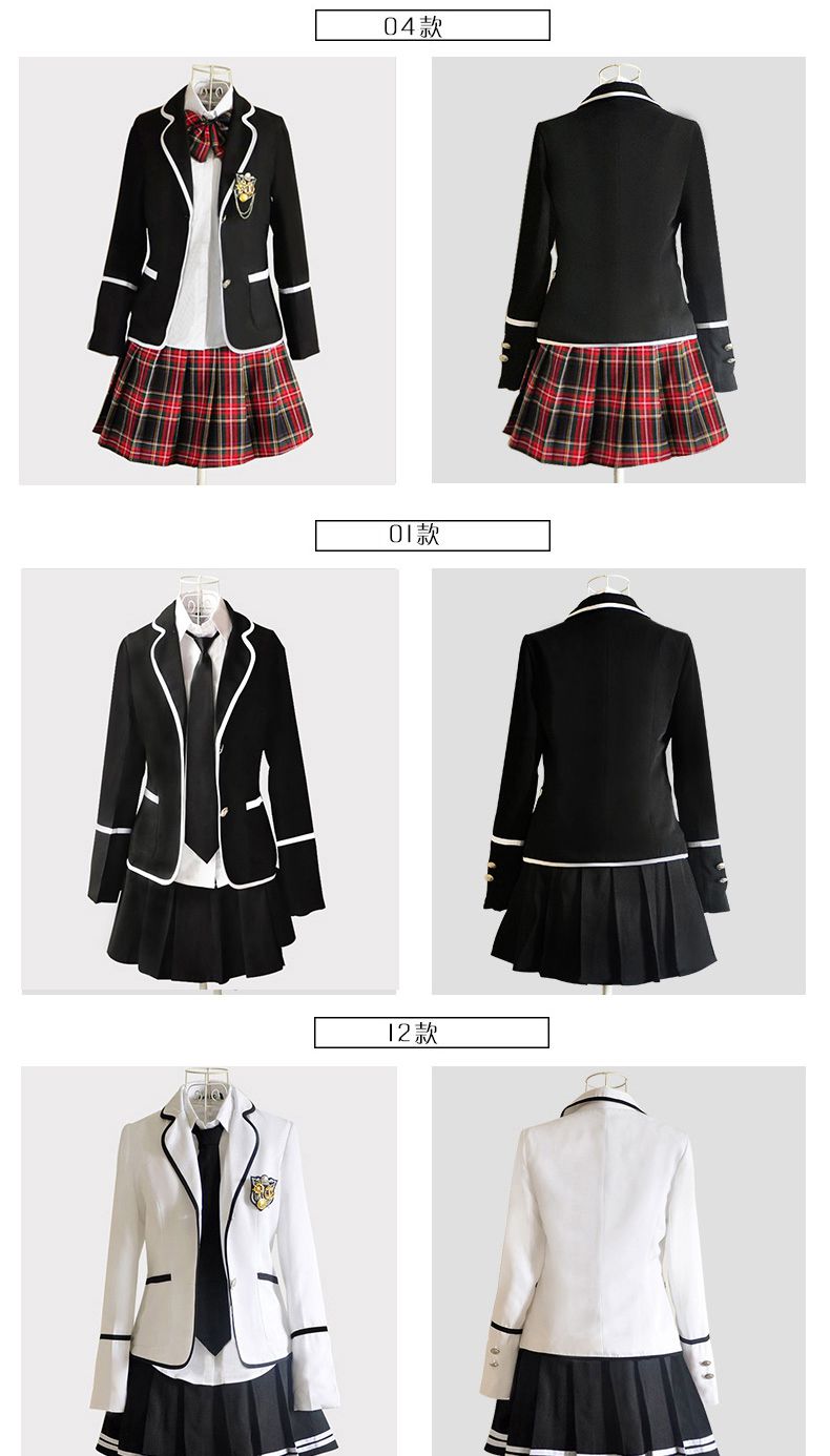 中小学学校校服定做款式图