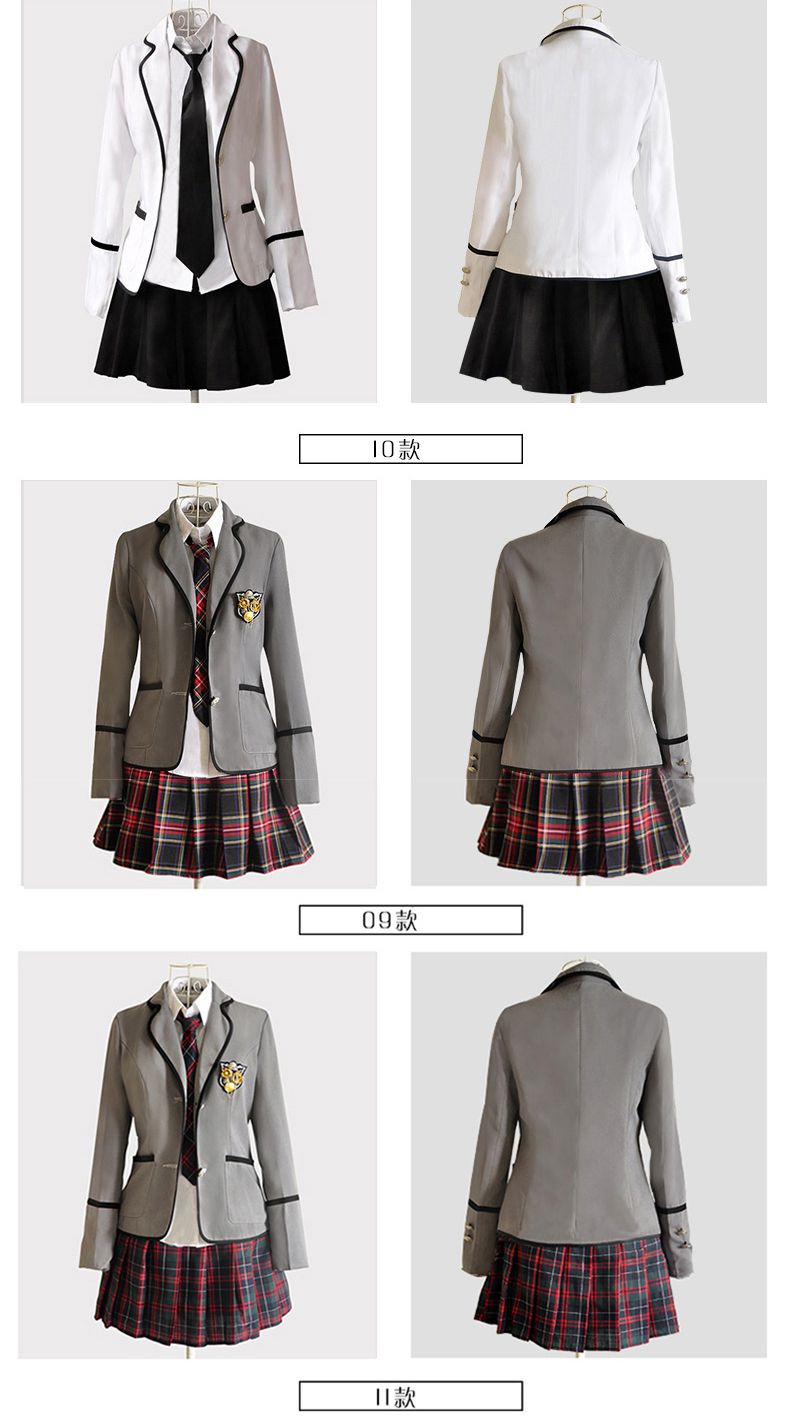 中小学学校校服定做款式图