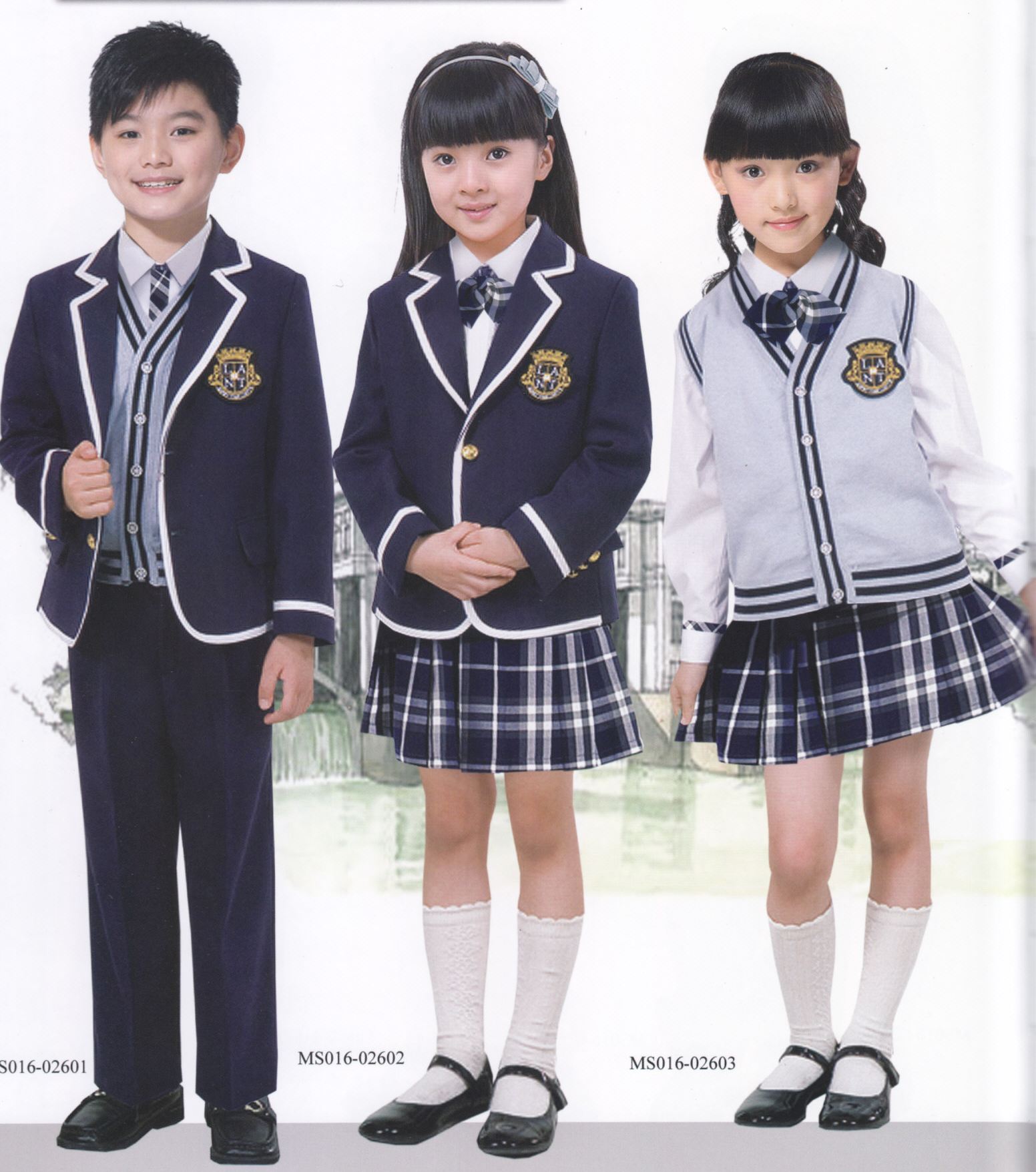 中学生校服定做