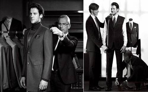 个人西服定做试穿