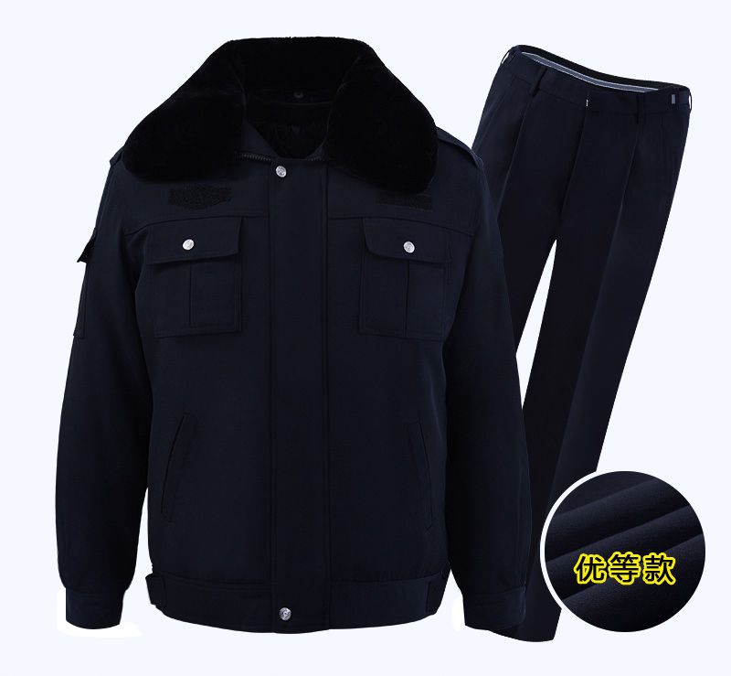 冬季保安棉服定做款式图