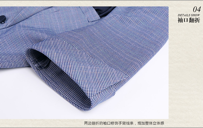 新款夏季女士职业西装定做细节图