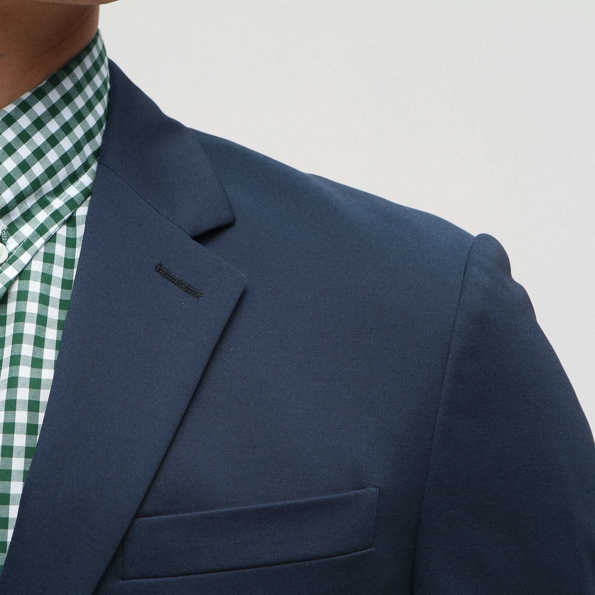 西装定制领型-平驳领