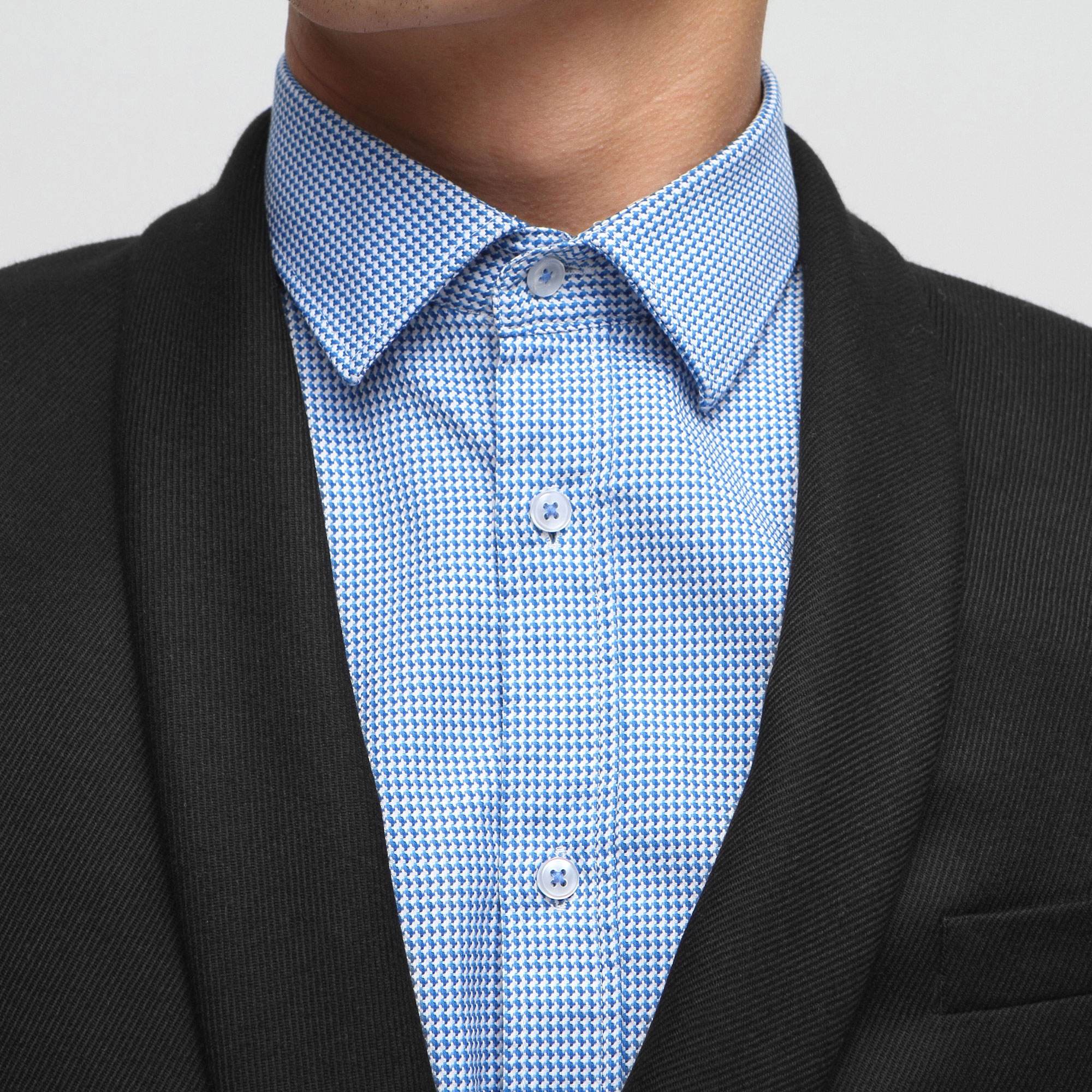 西装定制领型-青果领