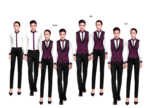 餐饮服务员工作服定做
