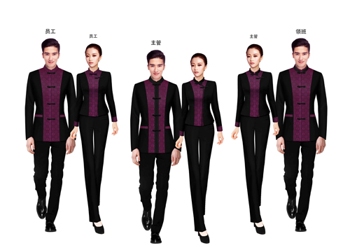 餐饮服务员工作服定做