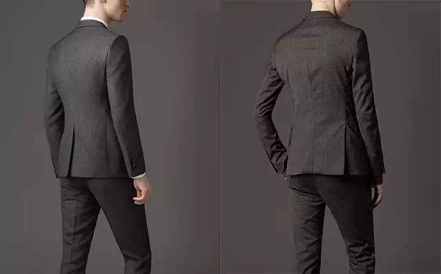 职业装定制双开叉款式图