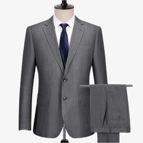 灰色西装定制搭配