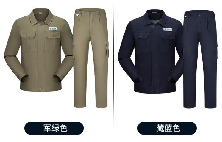 耐磨长袖防静电工作服定制款式图