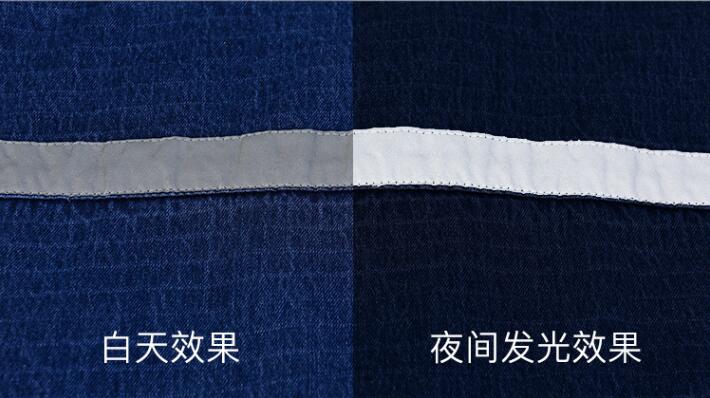 中石油反光防静电工作服定制 反光条效果