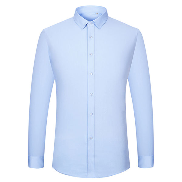 液氨免烫员工长袖衬衫定制