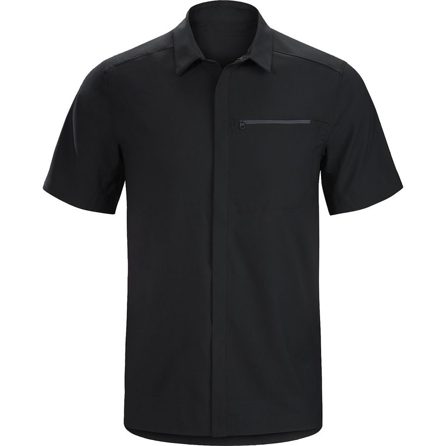 夏季短袖劳保工程衬衫定制款式图片