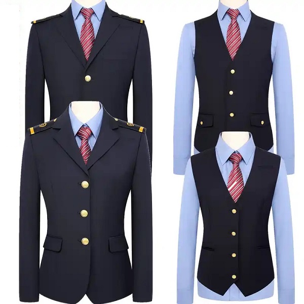 新款男女西装铁路制服套装